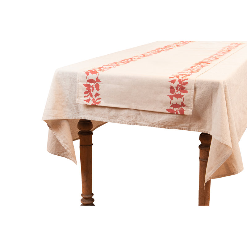 Cotton /Linen Blend Tablecloth 140X250 Cm Natural, 140cm W x 350 L