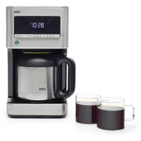 Braun BrewSense 12-Cup Programmable Drip Coffee Maker - White