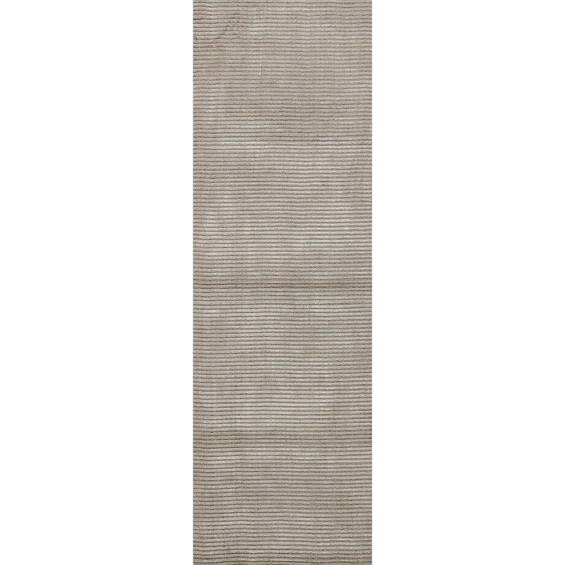 Wool Striped Area Rug