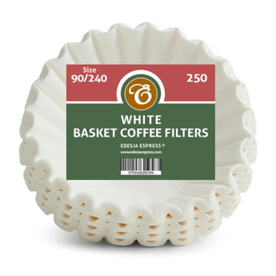 250 X 3 Pint Oxygen Whitened Basket Coffee Filter Papers – 90/240Mm