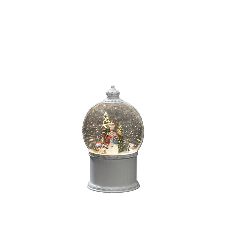 Holiday Glow Christmas Snow Globe