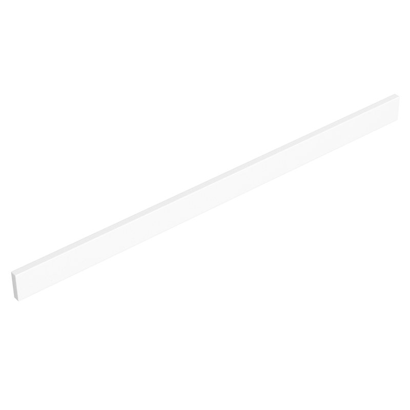 Replacement 48 Inch Backsplash in Cultured Marble, White Cultured Marble