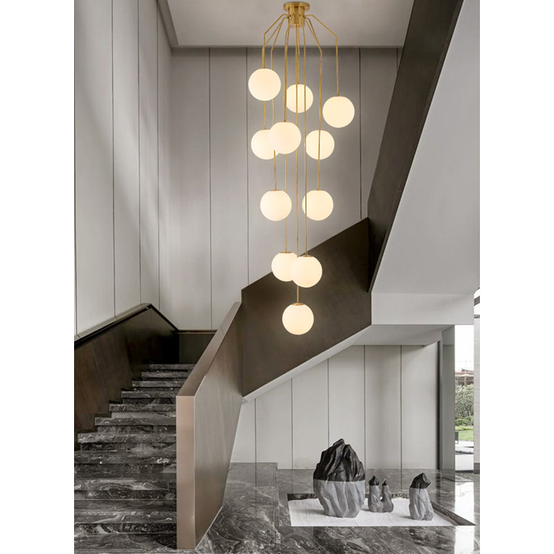 11 - Light Dimmable Tiered Chandelier