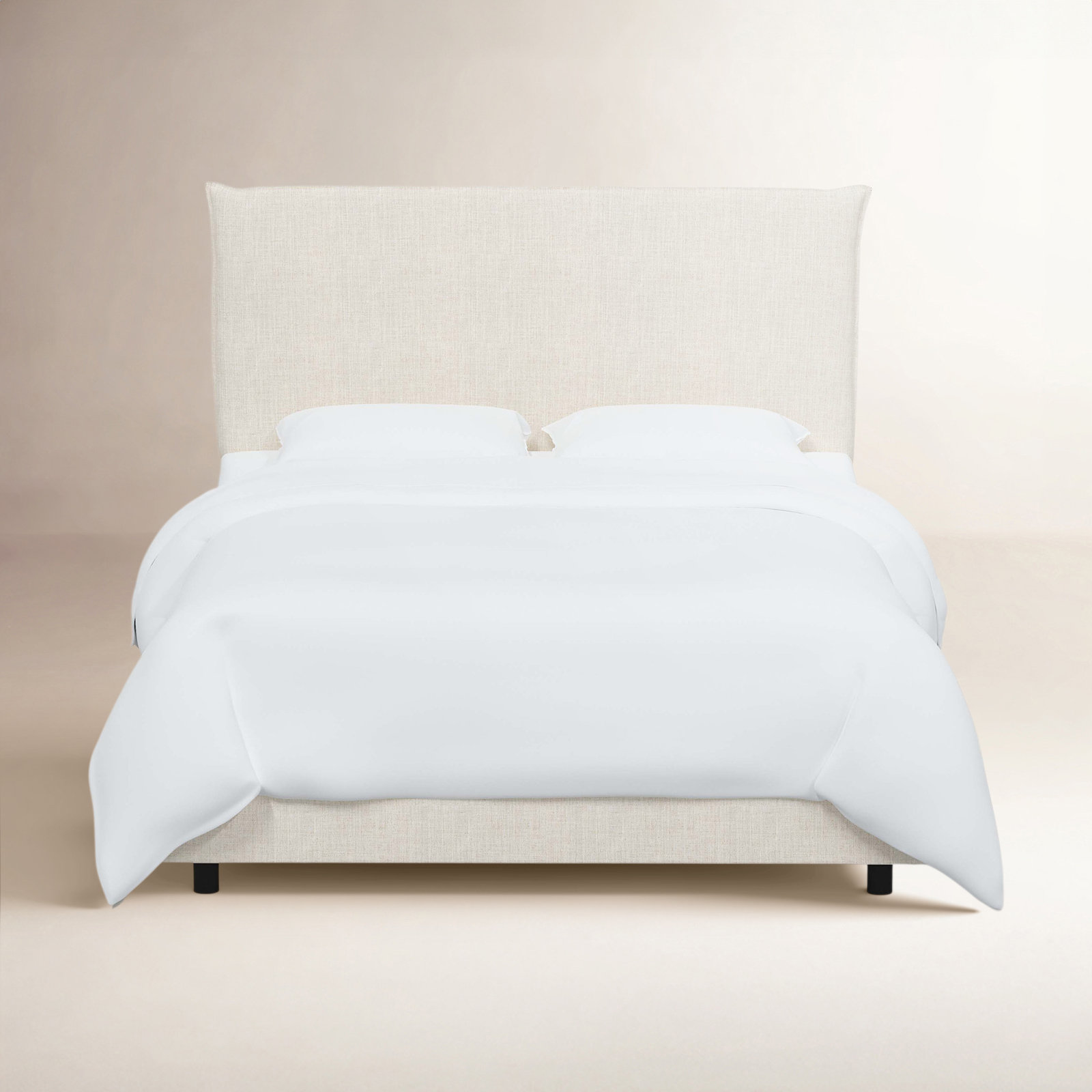 Bessinger Upholstered Bed, Full / Double, Classic Talc Linen
