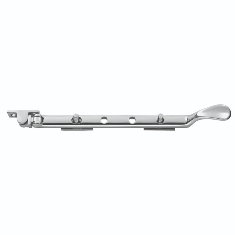 Siegmeyer Brass Curtain Hardware Accessory, Polished Chrome, 2.9cm H x 27cm W x 4.1cm D