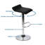 Tabouret de bar pivotant à hauteur réglable Dierks-450641680