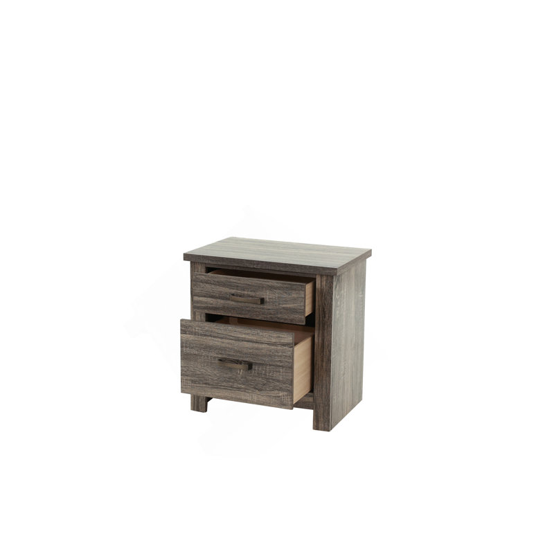 Nightstand In Gray Oak