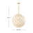 Marianne 7 - Light Steel Dimmable Chandelier