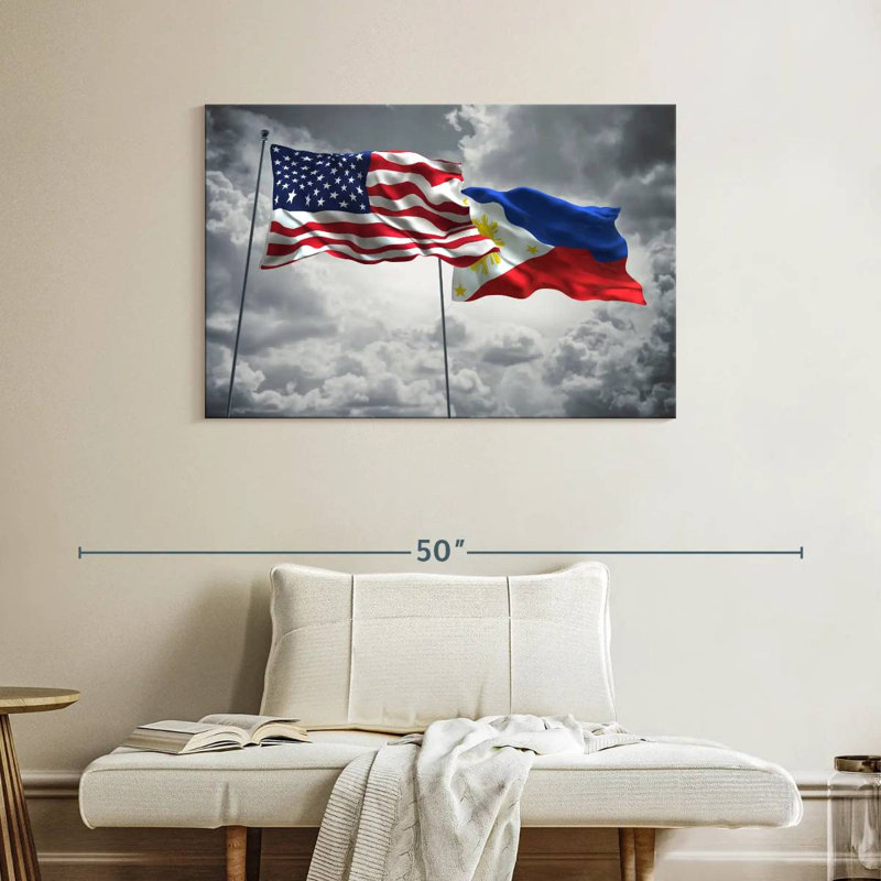 Borges USA And Philippine Borges, 26" H x 39" W