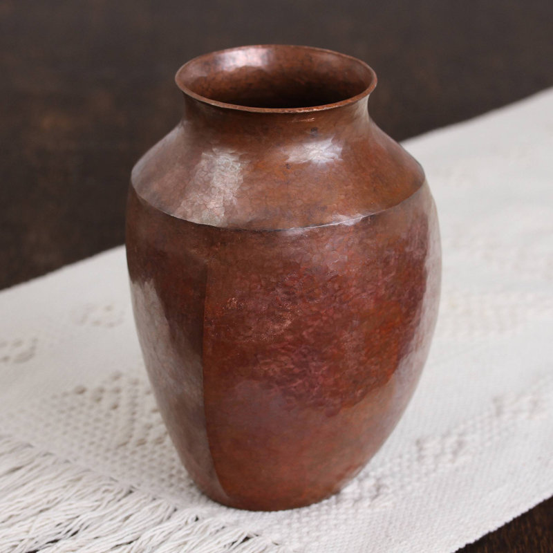 Swindle Handmade Copper Table Vase