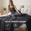 Couverture en flanelle de lits pour lit simple / simple TG pour fille, couverture douce et confortable 300 GSM pour dortoir et décoration intérieure, gris, cadeau toutes saisons-116397915-116397907