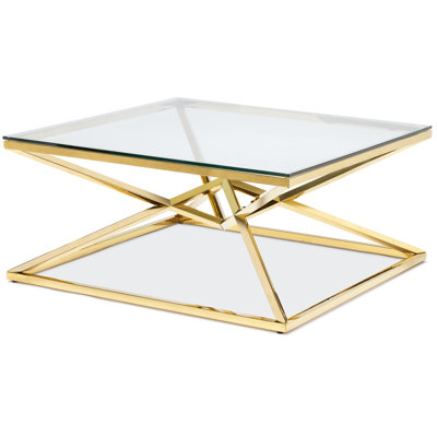 Mongillo Glass Top Coffee Table