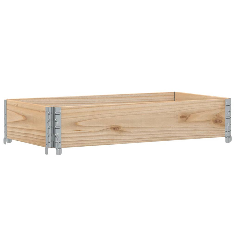 Union Rustic Garden Planter 31.5"X23.6" Solid Pine Wood, 8.5" H x 39.4" W x 19.7" D, Brown