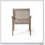 Ensemble de 2 fauteuils club durables en osier et bois d'acacia pour un siège de patio confortable et élégant