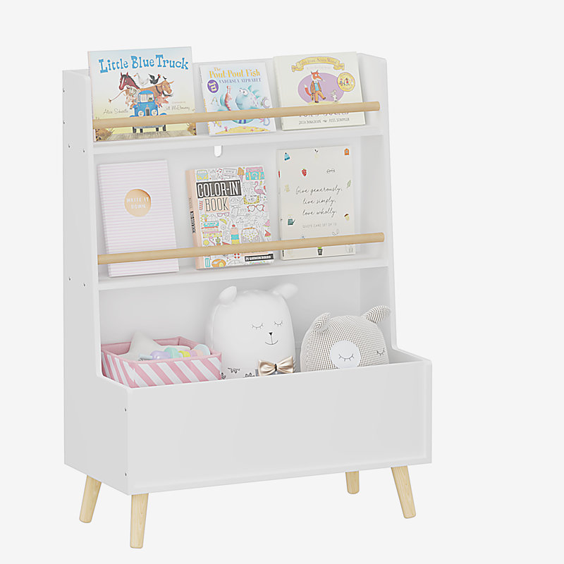 Bibliothèque pour enfants, porte-revues et livres, organisateur de livres, armoire de rangement pour jouets