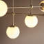 Impressive 6-Light Antique Brass Chandelier