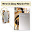 Mid Century Artistic Transformations I - Mid-Century Rectangular Wall Mirror-1704731829