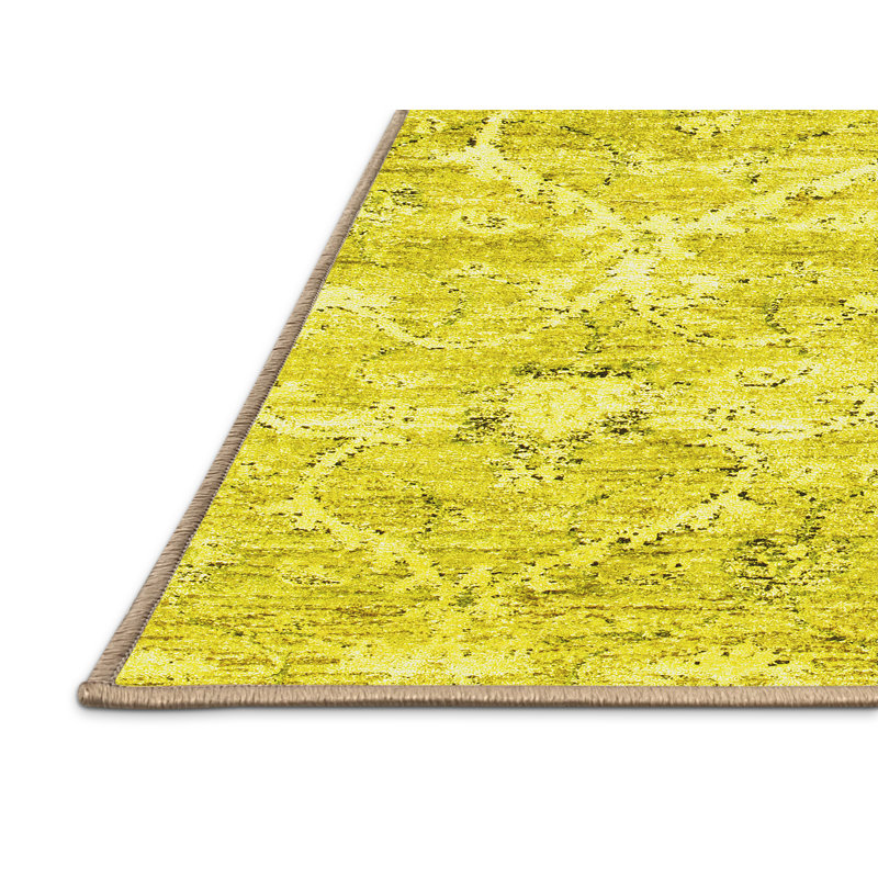 Anniesha Performance Abstract Indoor Rug, Rectangle 6' x 9'