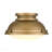 1-Light 11-In Polished Brass Flush Mount-890330955-890330953
