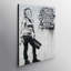 Achieve Greatness Masked Girl by Banksy - Wrapped Canvas Print-1259989217