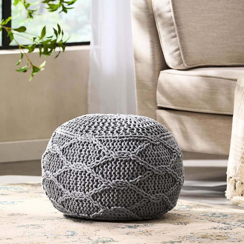 Repose-pieds gris Modern Home
