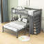 Lit superposé simple sur 6 tiroirs Hylton-422937696