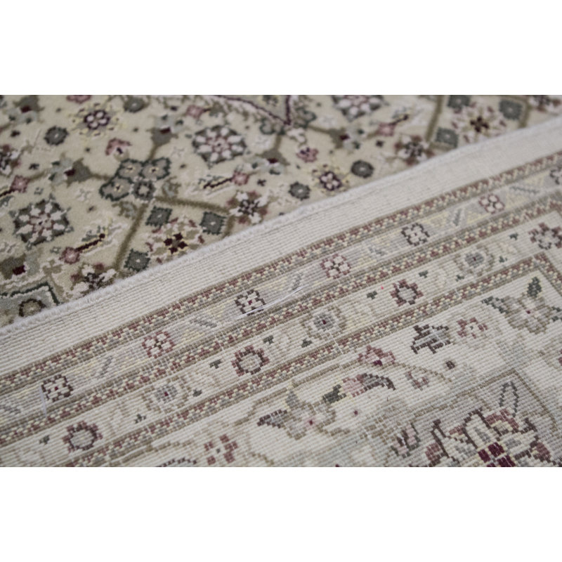 Oriental Area Rug in Ivory