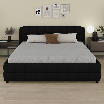 Lit plateforme tapissier Contemporary