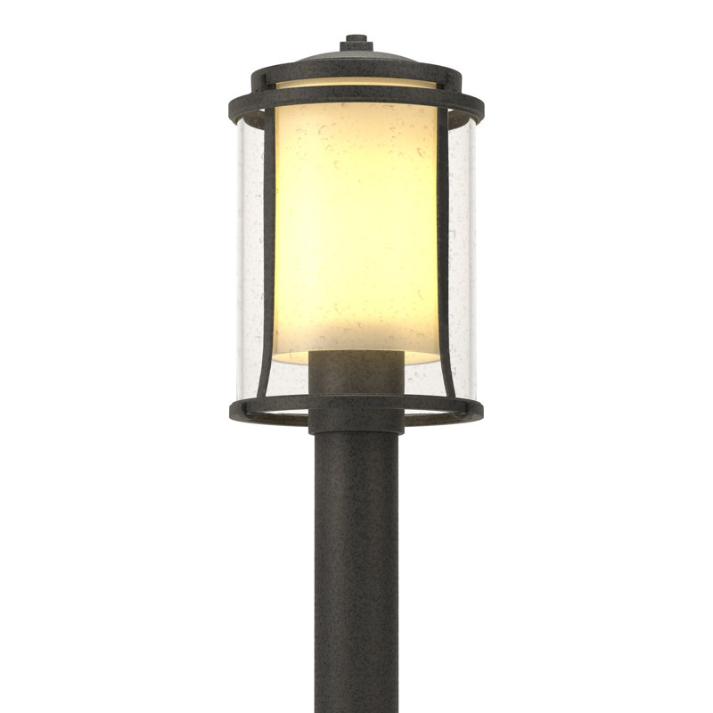 Tête de lanterne d'extérieur 1 lumière Meridian, Fer naturel côtier
