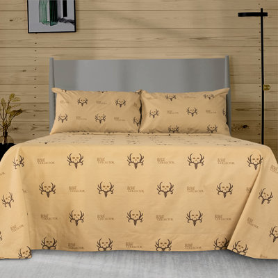 Bone Collector 100% Polycotton Rustic Skull & Hunting Bone Sheet Set