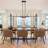 12-Light Modern Linear Pendant For Kitchen Island