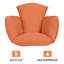 Fauteuil à œufs suspendu, hamac avec balançoire, orange