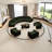 Semi-circular curved light luxury negotiation sofa