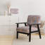 Fauteuil d'appoint décoratif en velours bleu et doré