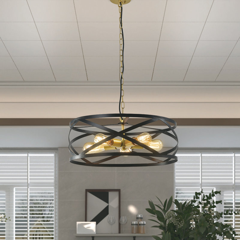 Khortny 5 - Light Dimmable Lantern Chandelier