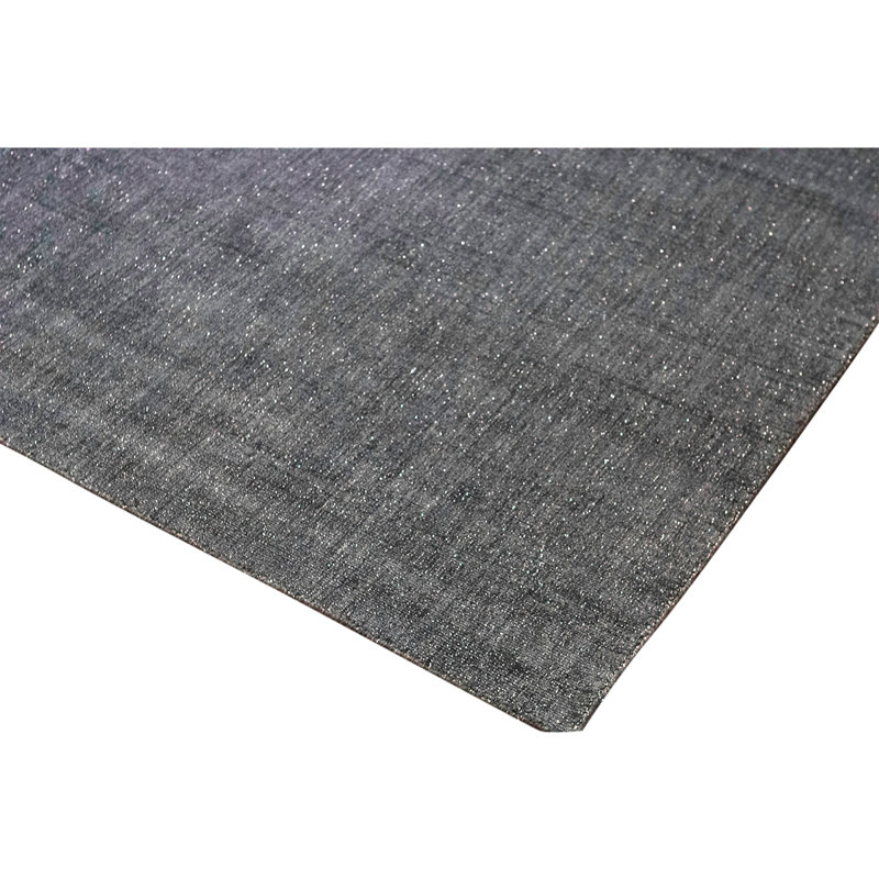 Wool Abstract Area Rug in Gray
