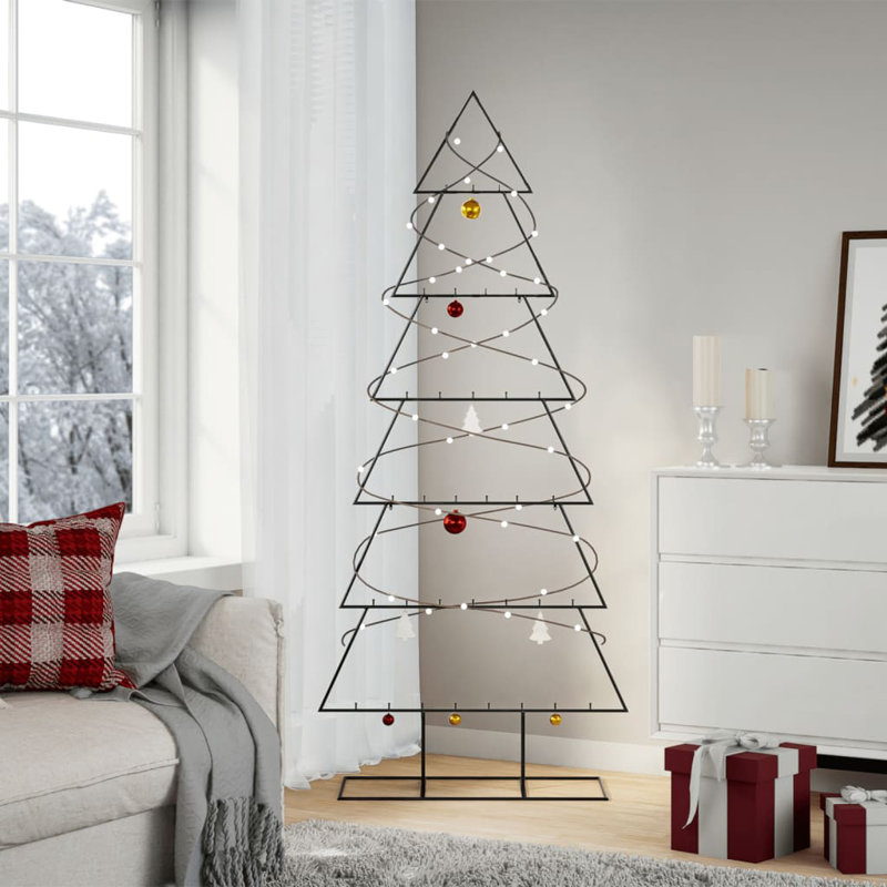 Steel Holiday Shaped Ornament, 180cm H x 80cm W x 30cm D