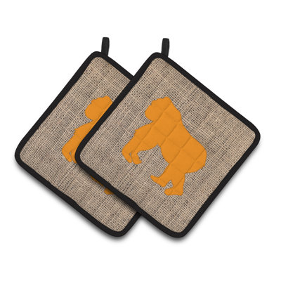 Caroline's Treasures Gorilla Polyester Potholder