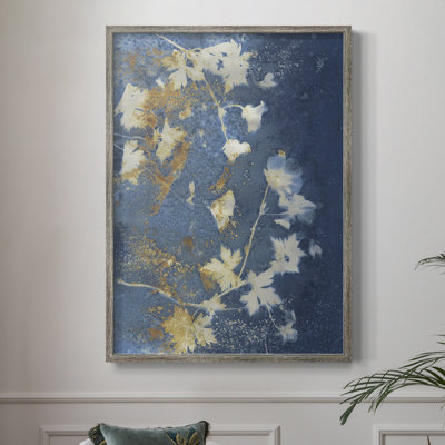 «Garden Glow I», reproduction encadrée - bois massif