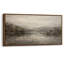 «Extra Large Misty Lake Forest Landscape», reproduction d'art sur toile encadrée-1255848161-1255848163