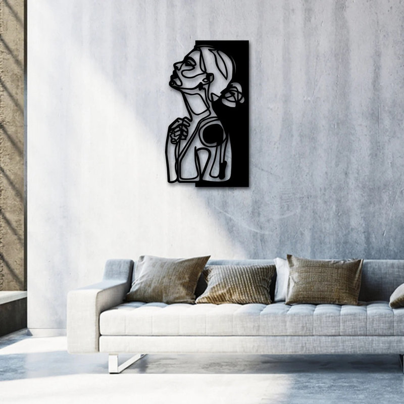 Handmade Traditional People Wall Decor on Metal