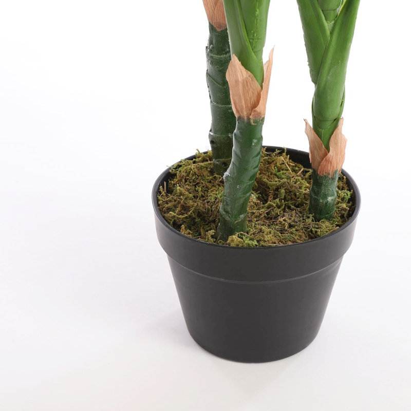 Faux Philodendron Plant in Pot, 95cm H x 70cm W x 70cm D