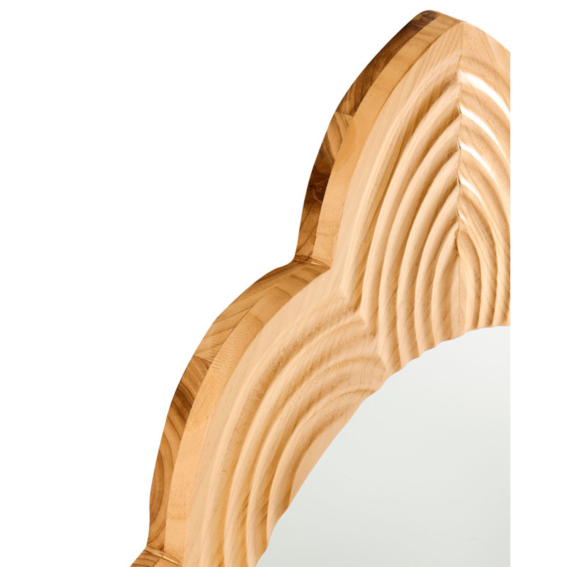 Solid Wood Novelty Floor Mirror