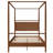 Montel Solid Wood Canopy Bed Frame Four Posters Bed No Box Spring Needed-1802337764