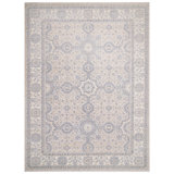 Hand Knotted Wool Area Rug in Beige And Ivory