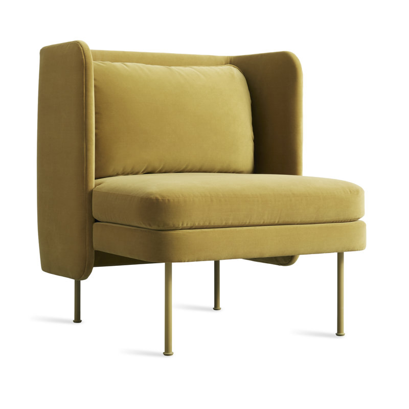 Bloke Club Chair, Gabro Gray Wool, Oblivion