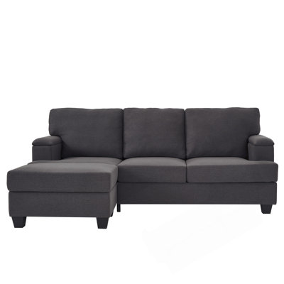 86-Inch L-Shaped Sectional Sofa