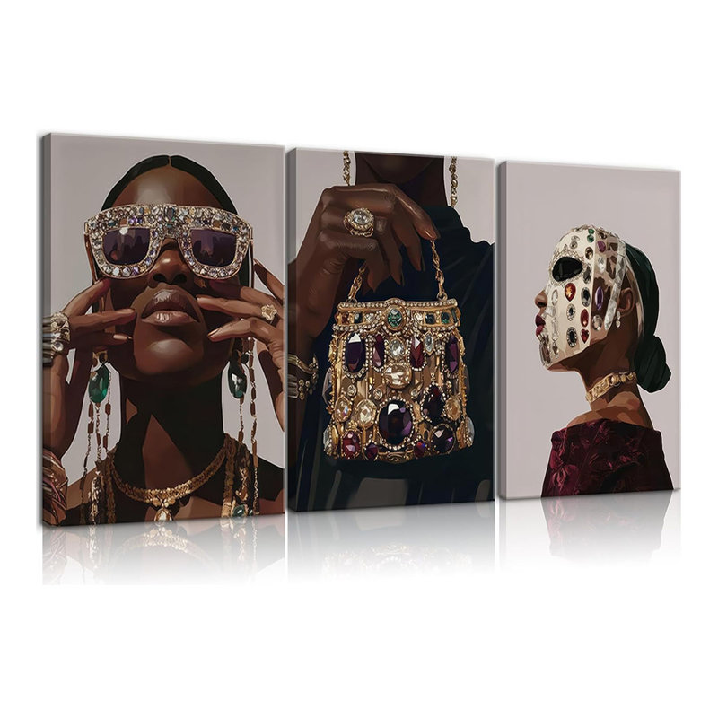 3 Piece Wrapped Canvas Set