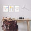 «Dream Big Little One Happy Sun Rainbow» par Lisa Larson, ensemble de 3 reproductions d'art textuel-151483319-157234556