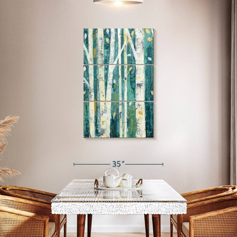 Harnek Birches In Spring I, 74" H x 48" W